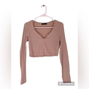 SHEIN EZwear 3pcs Solid Notched Neck Tee